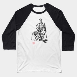 smoking samurai Baseball T-Shirt